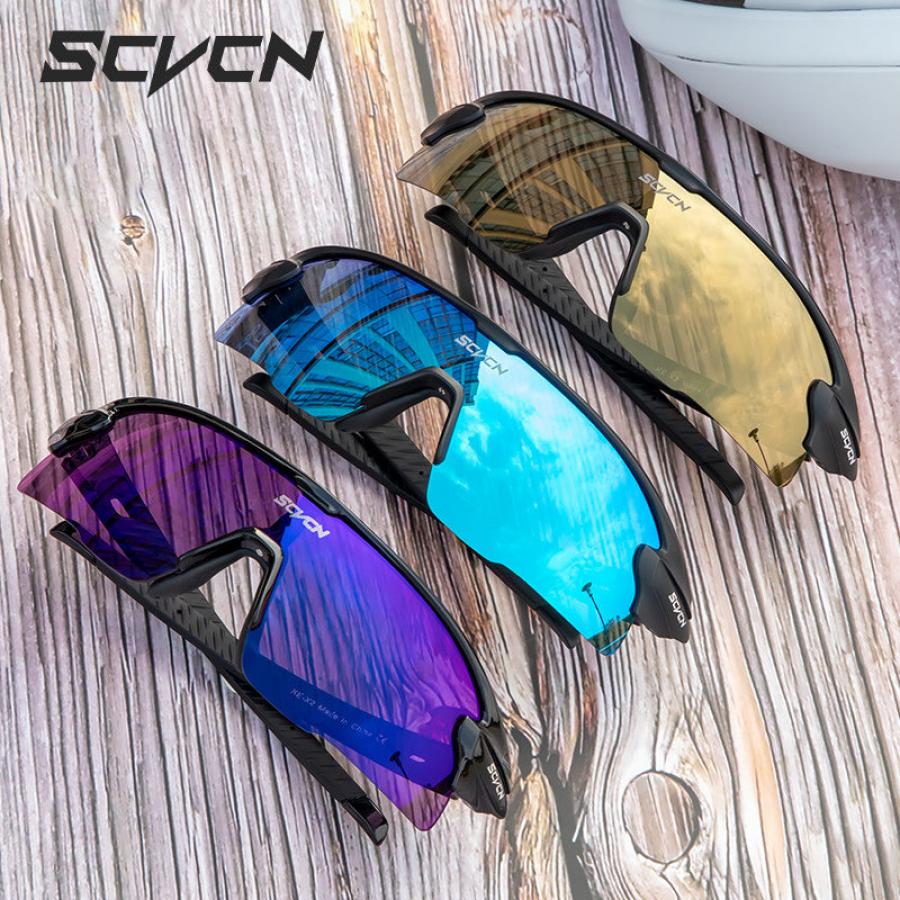 SCVCN S2 Sports Sunglasses-Blue/White - D Byk Store