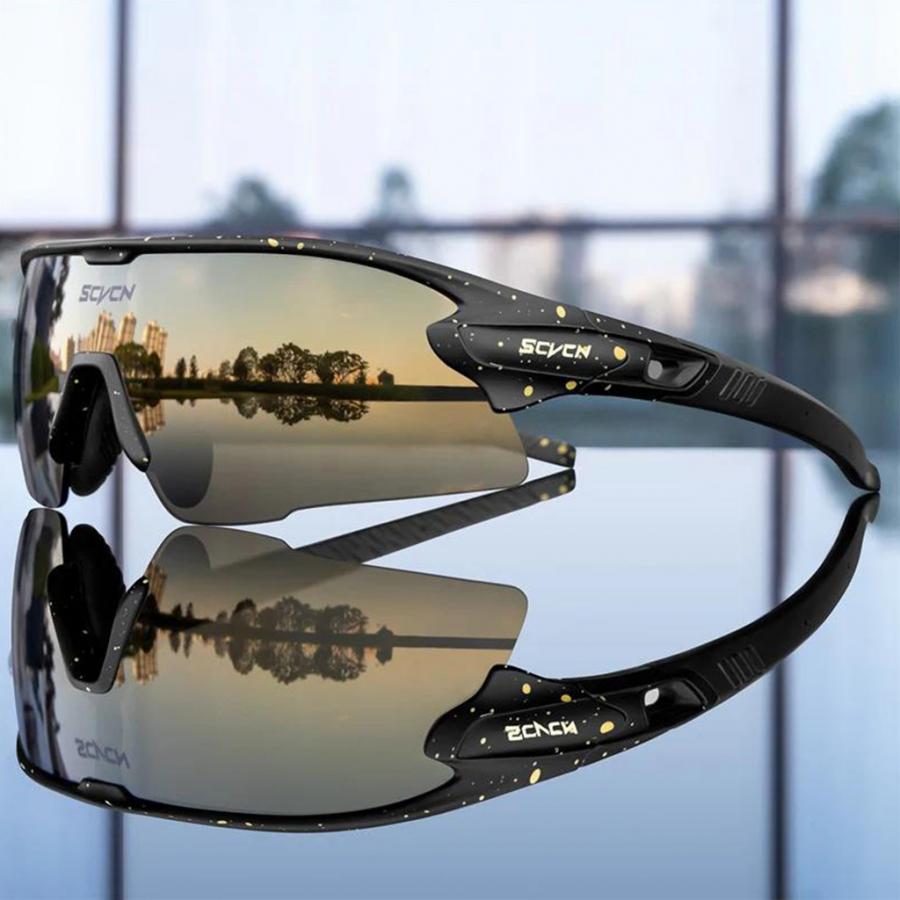 SCVCN S2 Sports Sunglasses-Gold/Black - D Byk Store