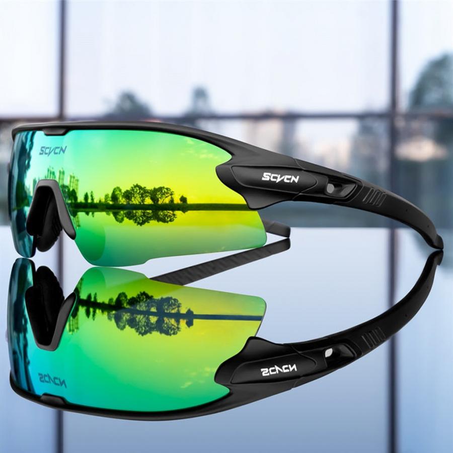 SCVCN S2 Sports Sunglasses-Green/Black - D Byk Store