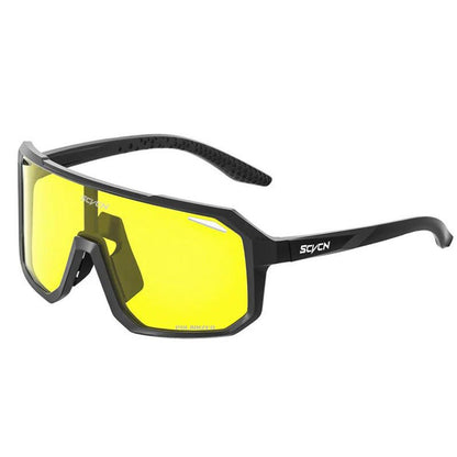 SCVCN S62 Night Vision Yellow Polarized Glasses - Black - D Byk Store