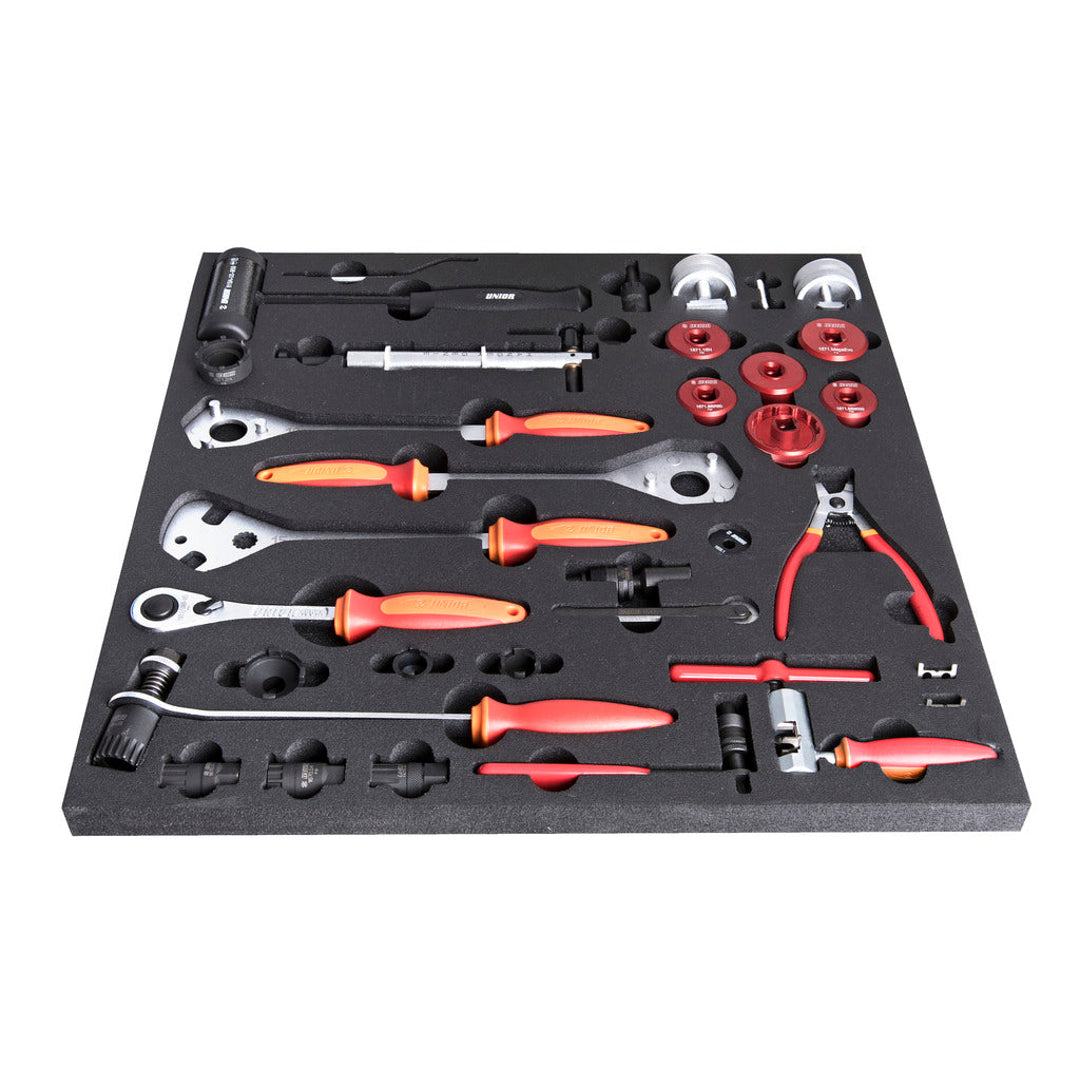 Unior SET2-2600AC-US Tool Tray 2 for 2600A and 2600C - Drivetrain Tools (US Version) - D Byk Store