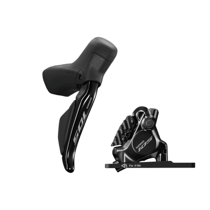 Shimano 105 Disc Brake Set - Dual Control Lever - Right Rear - D Byk Store
