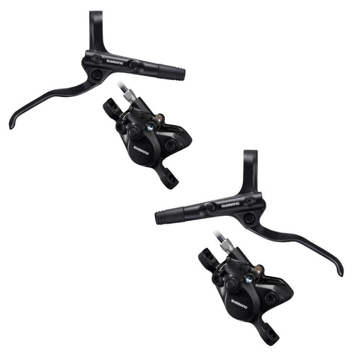 Shimano BL-MT200/BR-MT200 Hydraulic Disc Brake Set (Combo, Front Left & Rear Right) - OEM