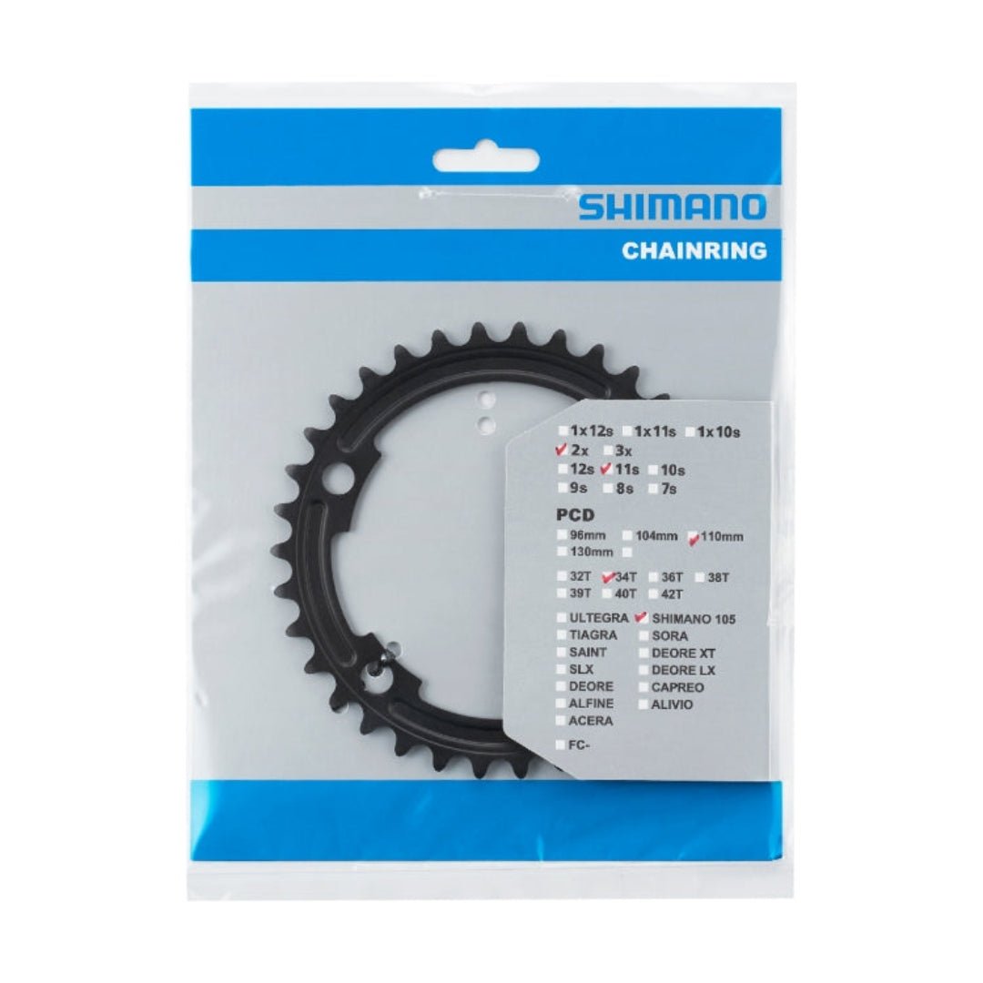 Shimano Chainring 34T for FC - R7000(Black) - D Byk Store