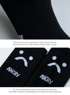 Skull Monton Angry Socks - Black - D Byk Store