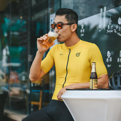 Skull Monton Beer Jersey-Yellow - D Byk Store