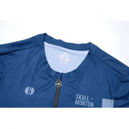 Skull Monton Friday Long Sleeve Jersey-Grey Blue - D Byk Store