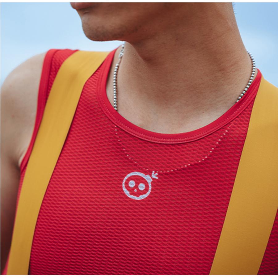 Skull Monton Wednesday Baselayer-Brick Red - D Byk Store