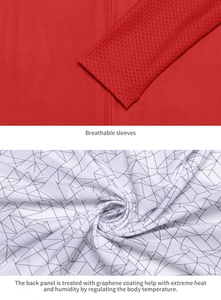 Skull Monton Wednesday Long Sleeve Jersey - Brick Red - D Byk Store