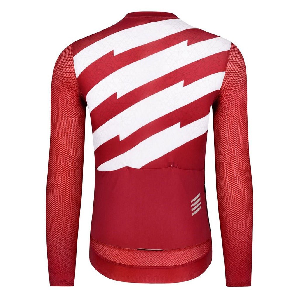 Skull Monton Wednesday Long Sleeve Jersey - Brick Red - D Byk Store