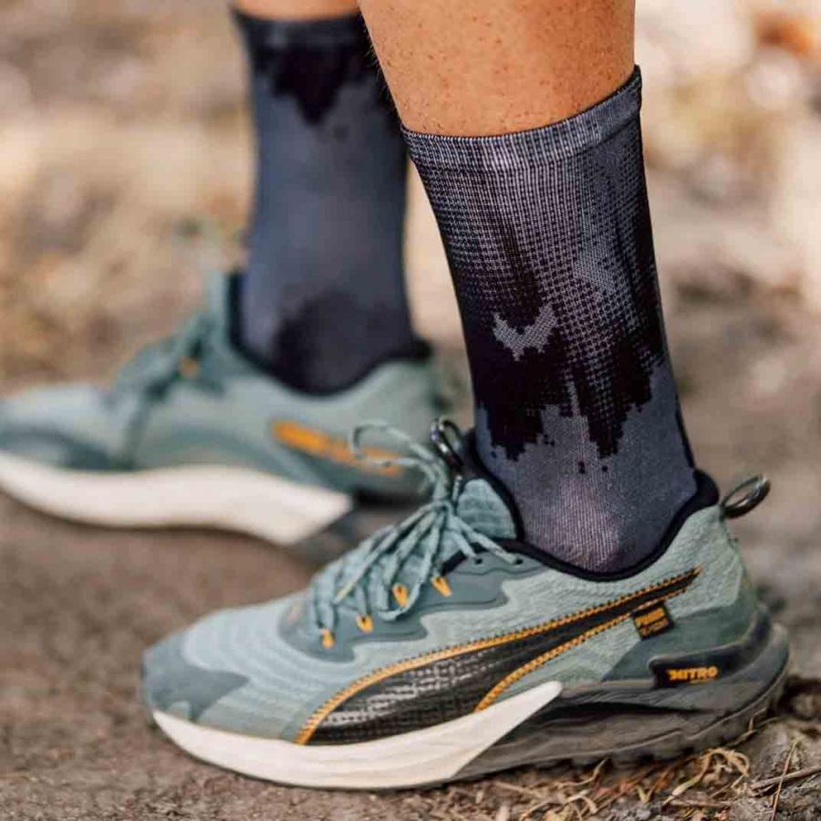 Sox Black Gravel Minimalist Crew Socks - D Byk Store