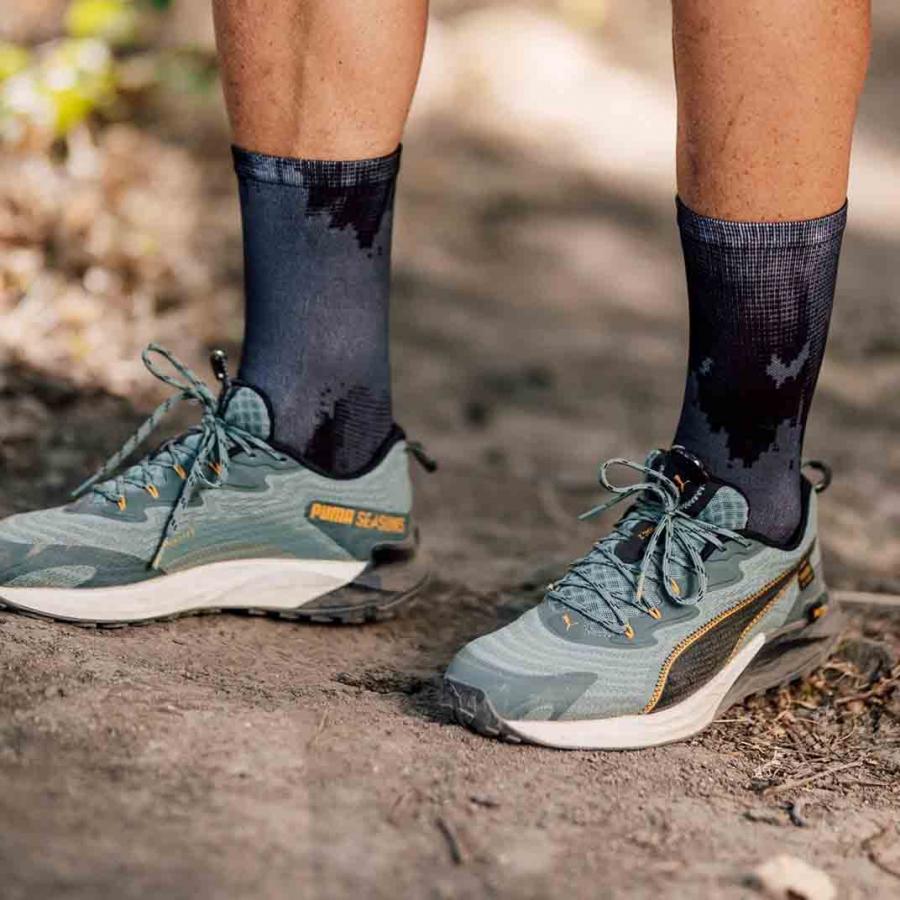 Sox Black Gravel Minimalist Crew Socks - D Byk Store
