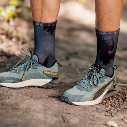 Sox Black Gravel Minimalist Crew Socks - D Byk Store