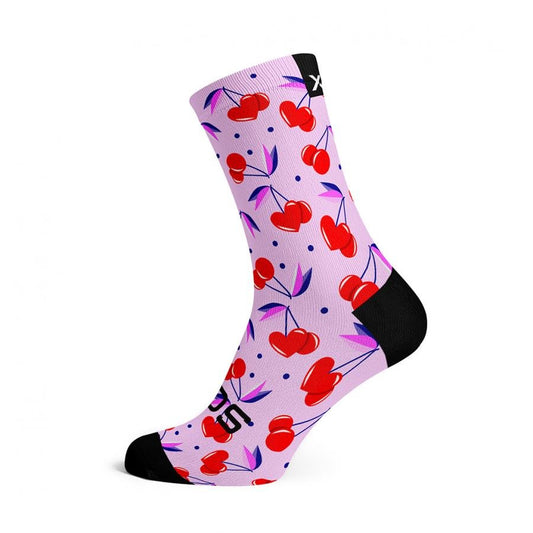 Sox Cherry Pink Casual Crew Socks - D Byk Store