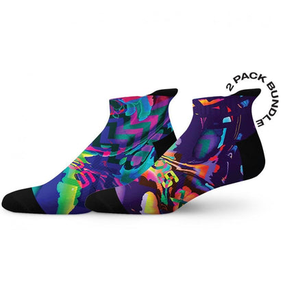 Sox Colour Spill Tab Combo Socks (Pack Of 2) - D Byk Store
