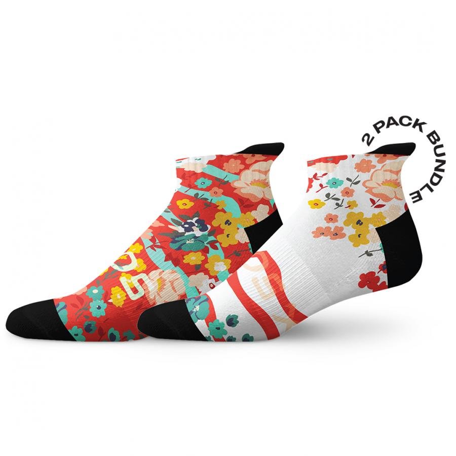 Sox Ditsy Tab Combo Socks (Pack Of 2) - D Byk Store