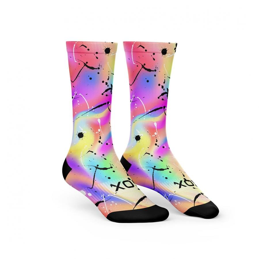 Sox Holographic Casual Crew Socks - D Byk Store