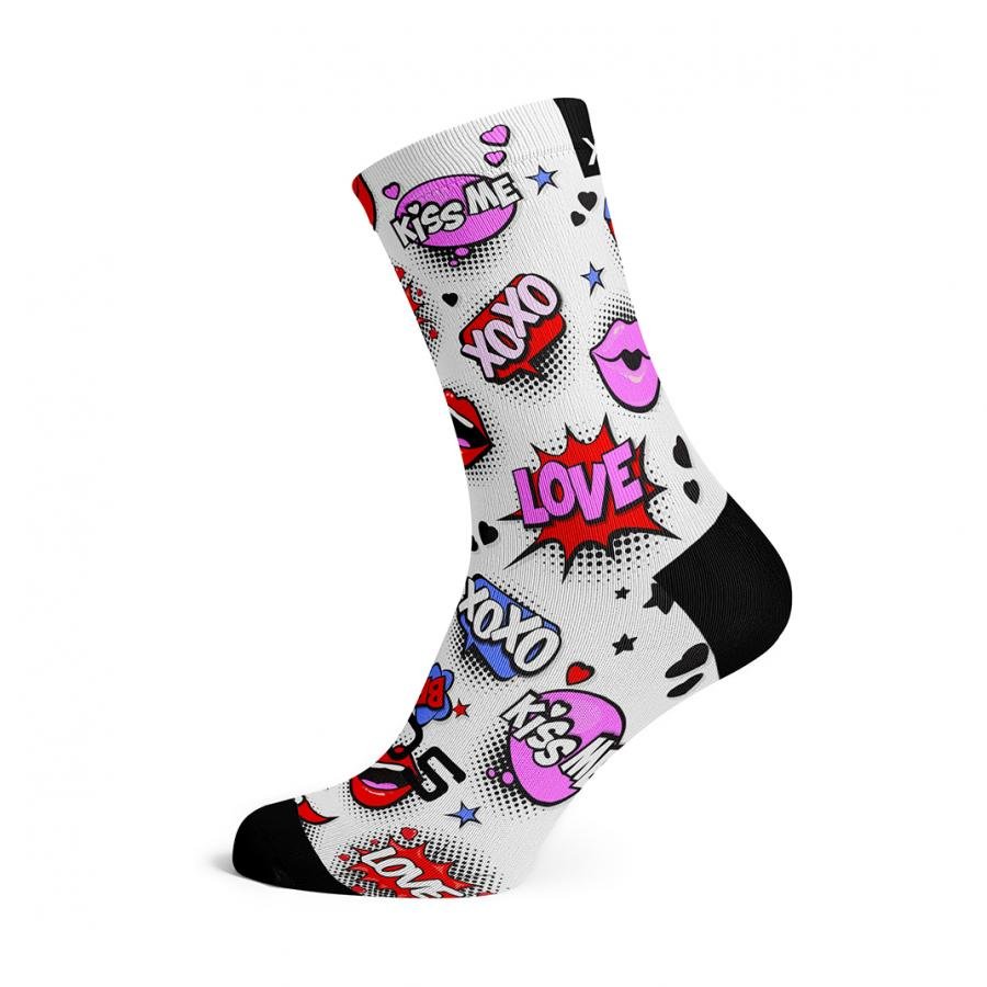 Sox Love Struck Casual Crew Socks - D Byk Store
