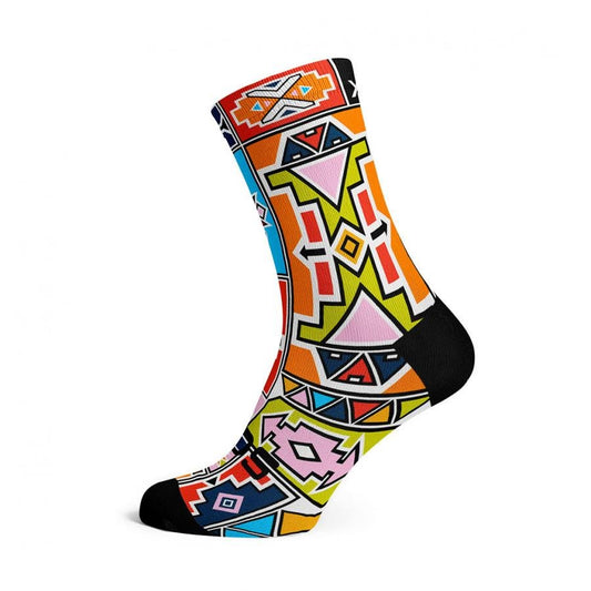 Sox Ndebele Heritage Crew Socks - D Byk Store