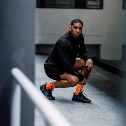 Sox Neon Slide Orange Casual Crew Socks - D Byk Store