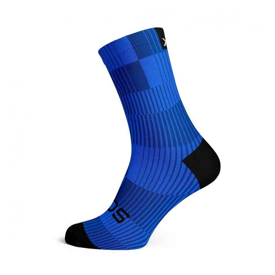 Sox Slight Blue Minimalist Crew Socks - D Byk Store