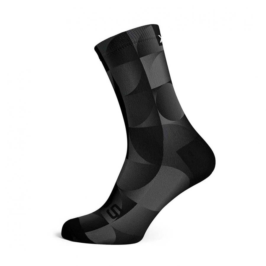 Sox Solid Charcoal Casual Crew Socks - D Byk Store