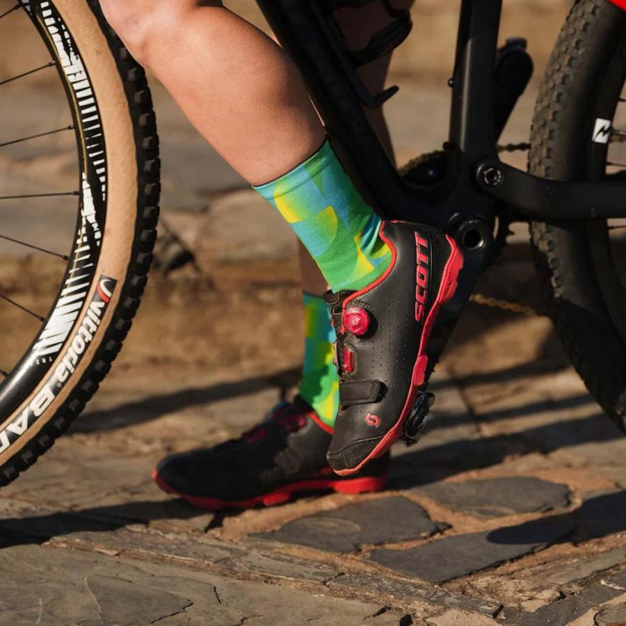 Sox Solid Green Casual Crew Socks - D Byk Store