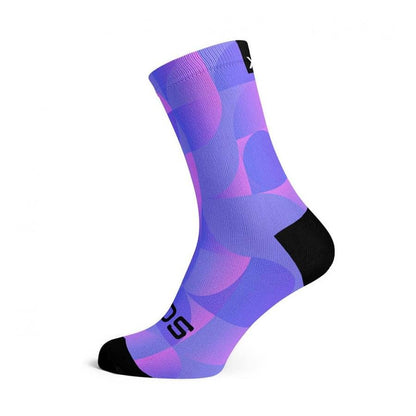 Sox Solid Purple Casual Crew Socks - D Byk Store