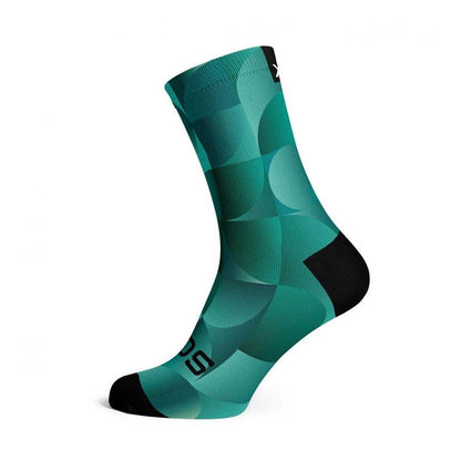 Sox Solid Teal Casual Crew Socks - D Byk Store