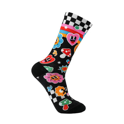 Sox Sticker Casual Crew Socks - D Byk Store