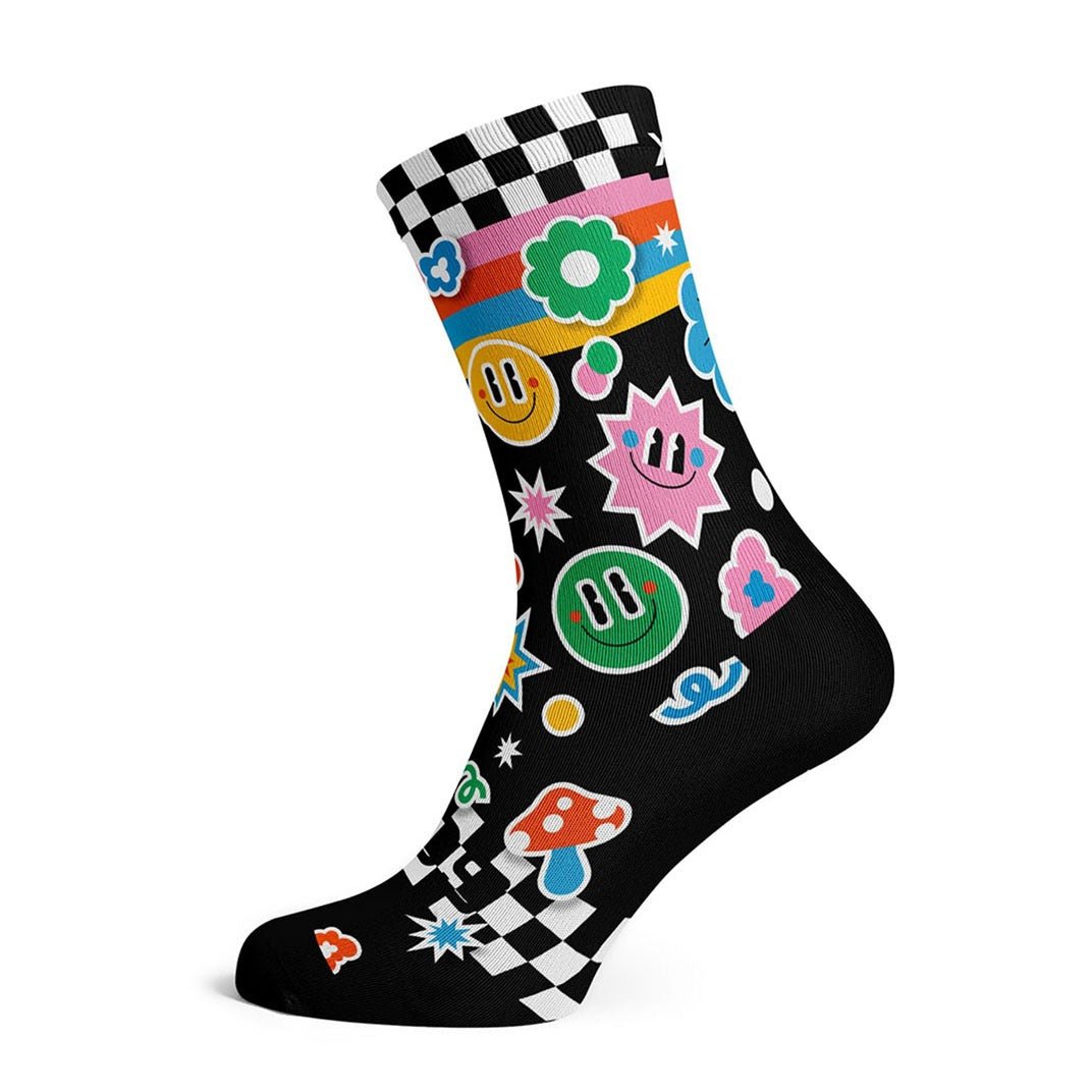 Sox Sticker Casual Crew Socks - D Byk Store