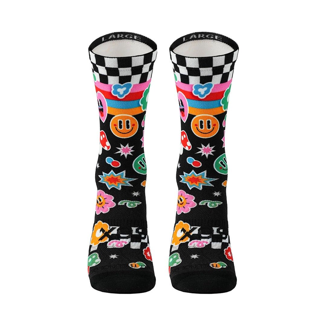 Sox Sticker Casual Crew Socks - D Byk Store