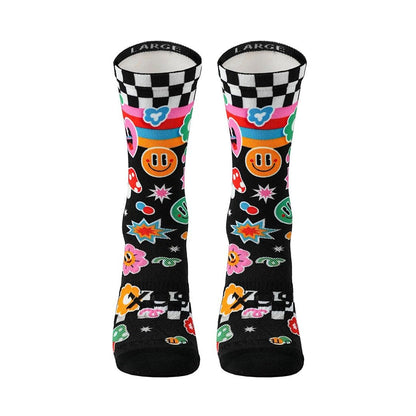 Sox Sticker Casual Crew Socks - D Byk Store