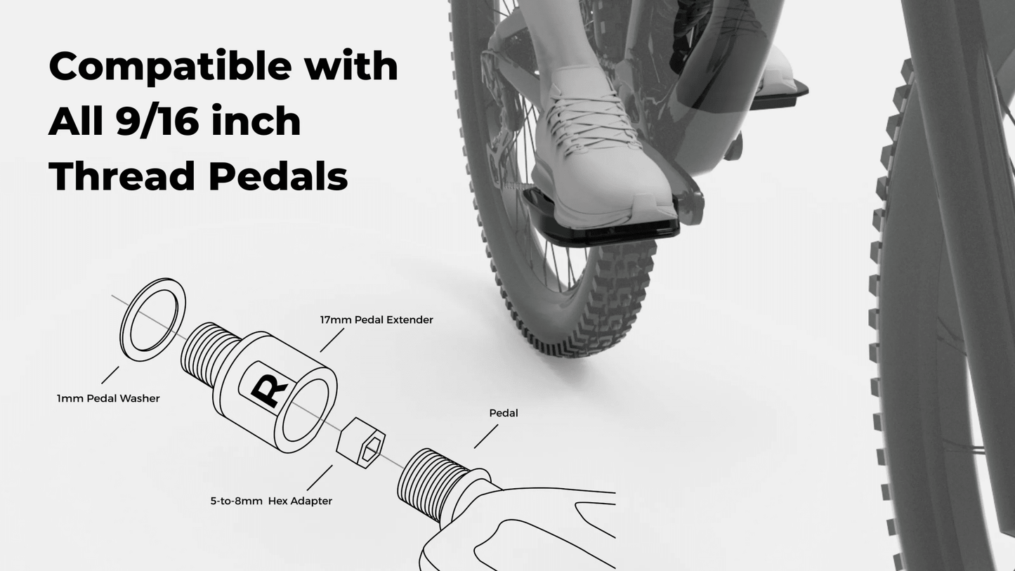 SPE - 1 Pedal Extenders 17mm - D Byk Store