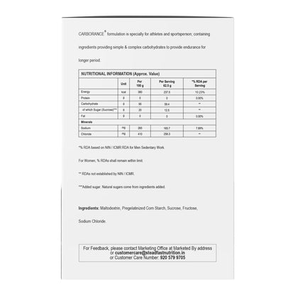 Steadfast Nutrition Carborance - D Byk Store