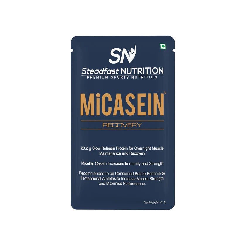 Steadfast Nutrition MiCASEIN – Night Recovery Protein (25g Sachet) - D Byk Store