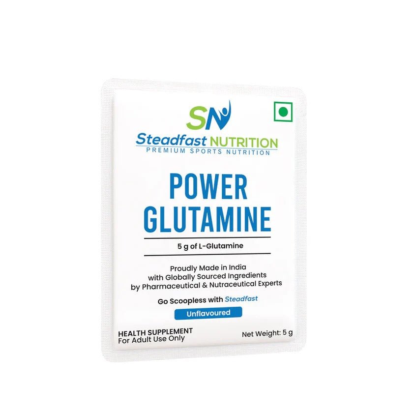 Steadfast Power Glutamine | L - Glutamine Supplement | 30 Sachets - D Byk Store