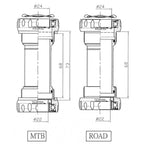 Sumart BB68/73S Bottom Bracket - D Byk Store