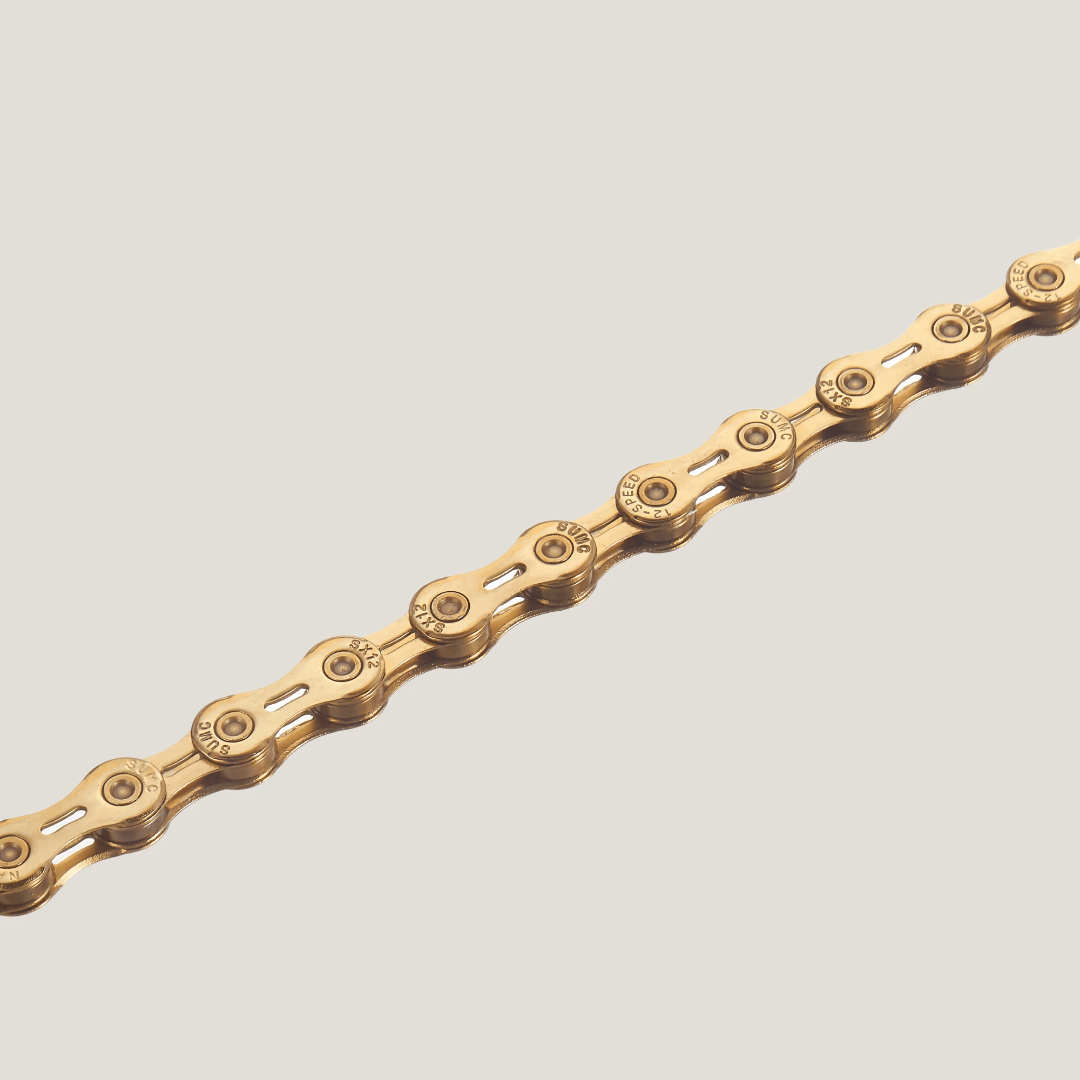 SUMC 12 Speed EL Chain – Shimano/SRAM | Aurum (Gold) - D Byk Store