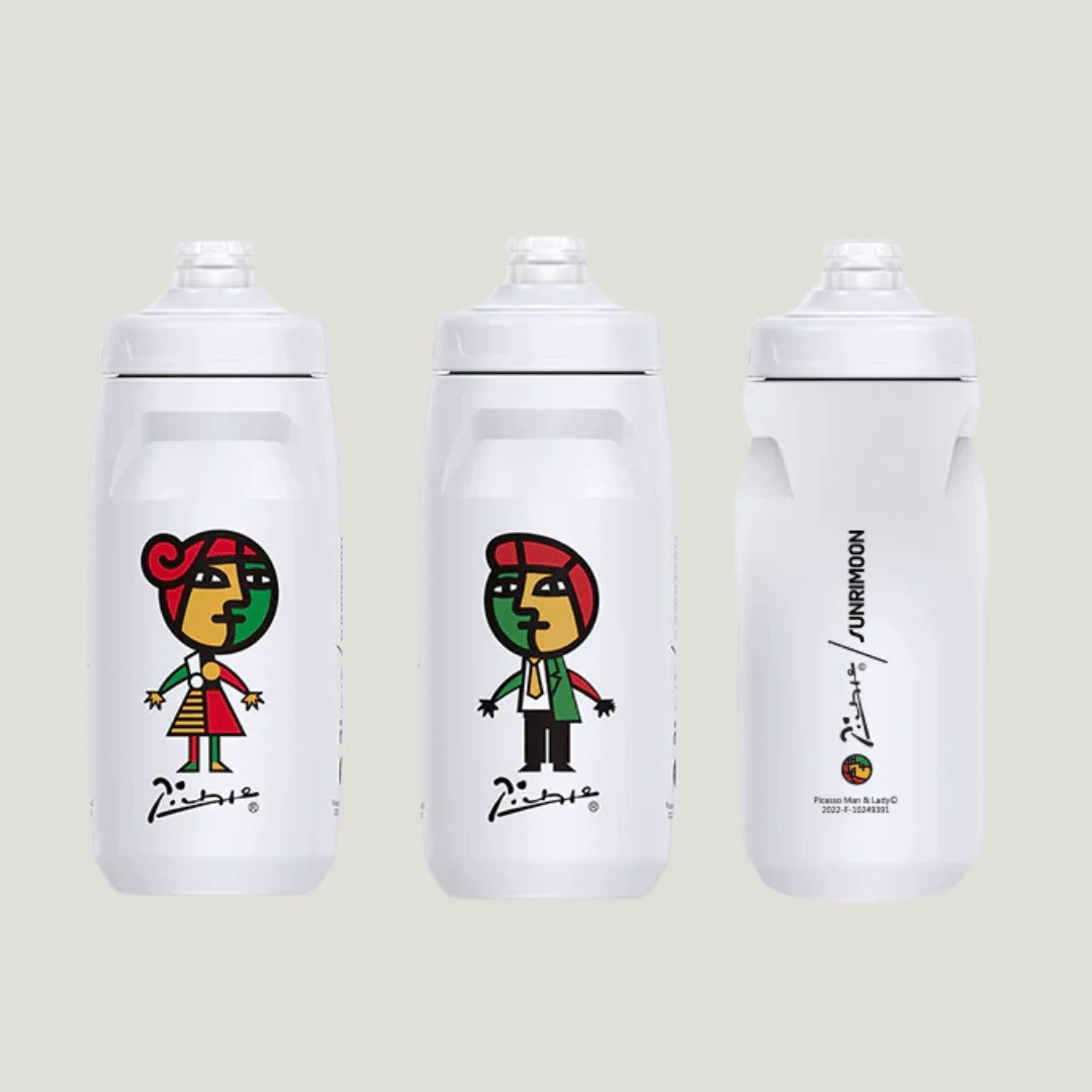Sunrimoon Cycling Bidon Bottle - Ivory White - D Byk Store