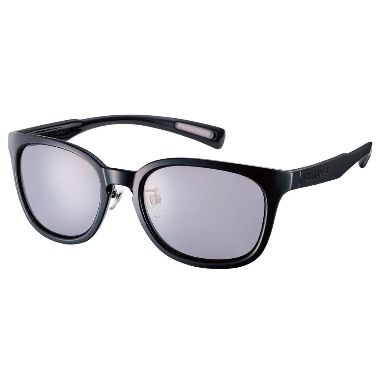 Swans PW Sunglasses - Black / Polarized Smoke - D Byk Store