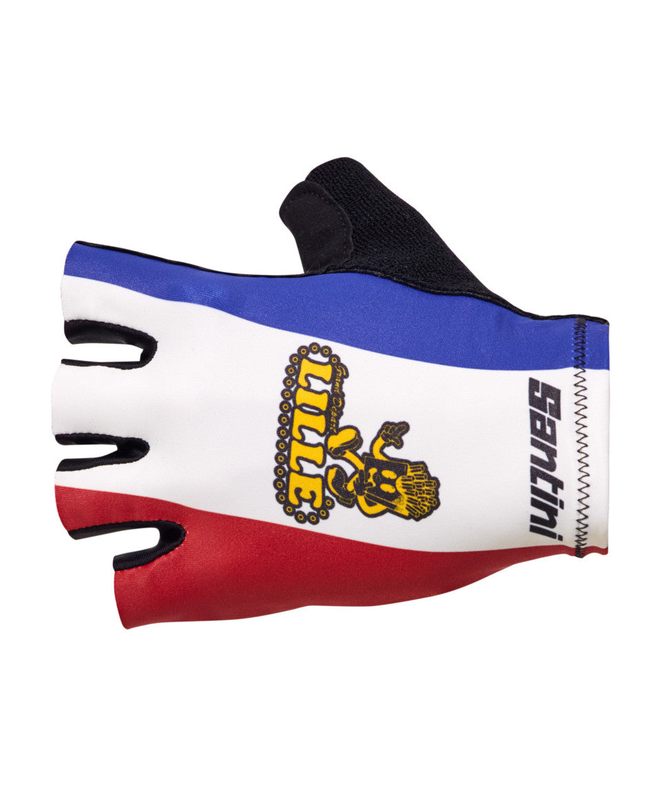 Santini TDF Grand Depart Lille Gloves Print - D Byk Store