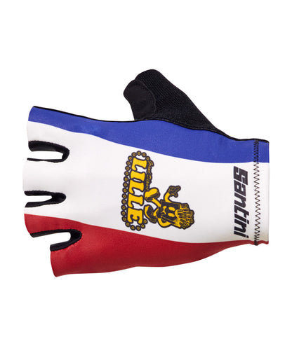 Santini TDF Grand Depart Lille Gloves Print - D Byk Store