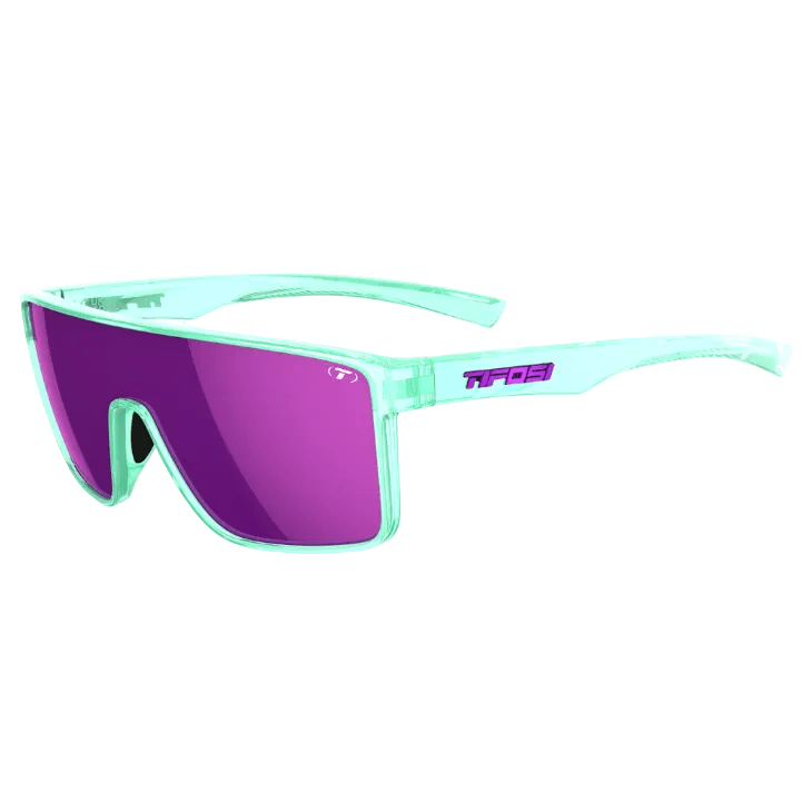 Tifosi Sanctum Sunglasses - Aqua Shimmer / Smoke Rose Pink Mirror - D Byk Store