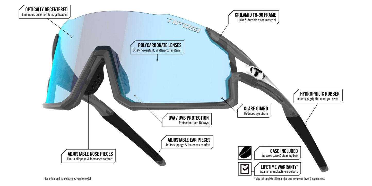 Tifosi Stash Sunglasses - Matte Smoke Fototec - D Byk Store