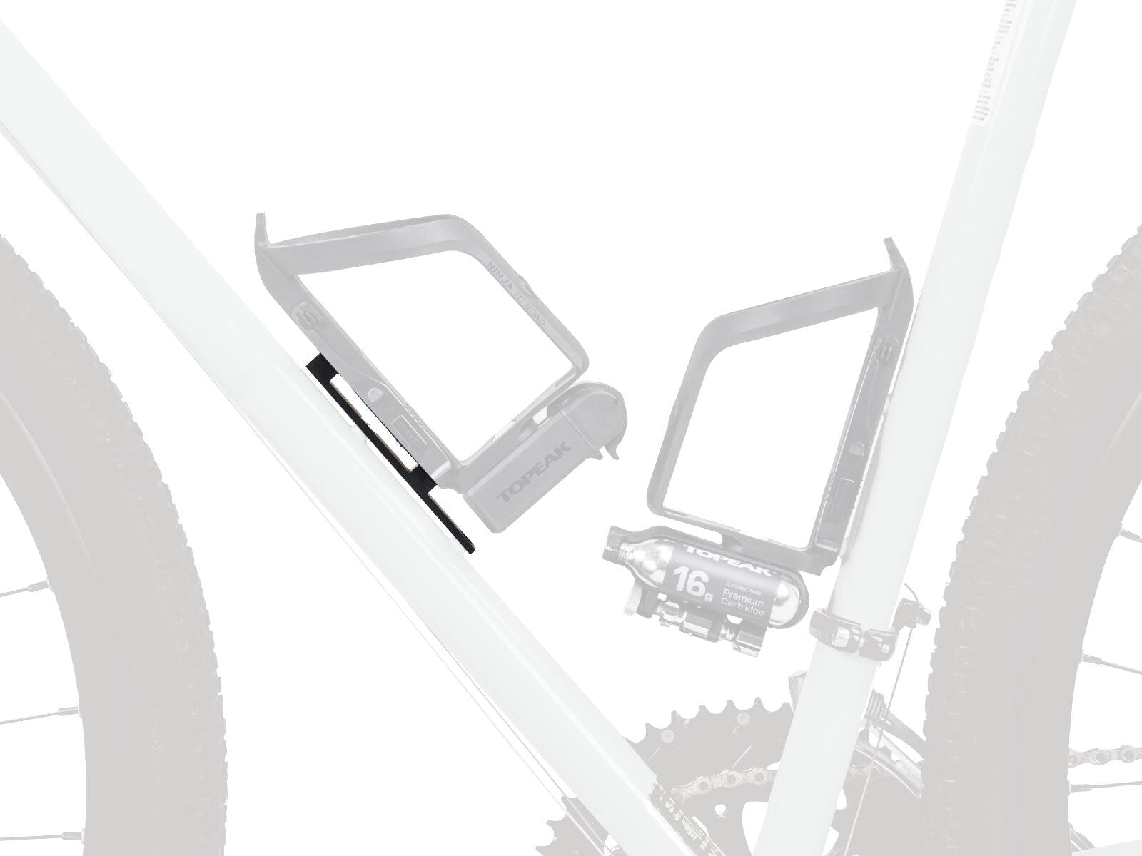Topeak Mount Alt Position Cage Mount 2 Piece Set Alloy - D Byk Store