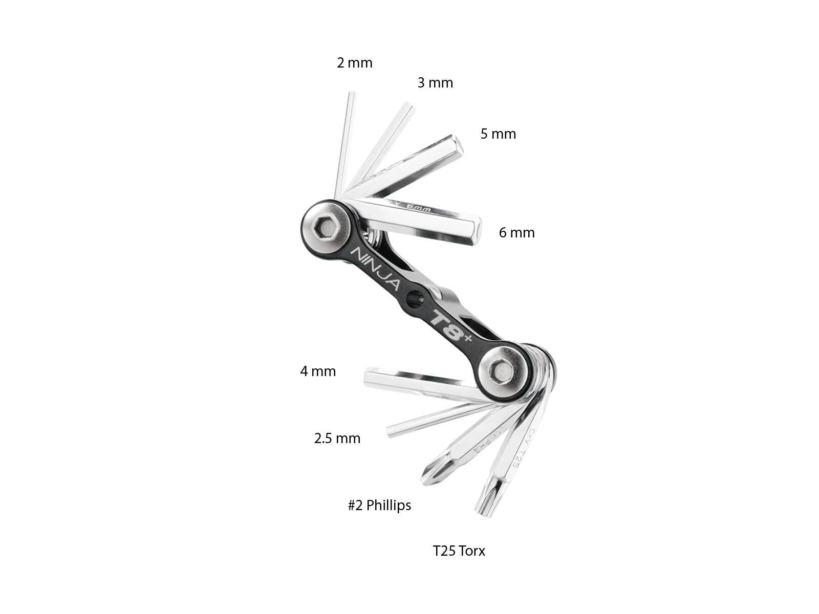Topeak Ninjamaster + Toolbox T - 8 - D Byk Store