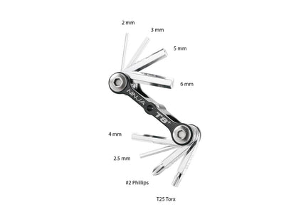 Topeak Ninjamaster + Toolbox T - 8 - D Byk Store