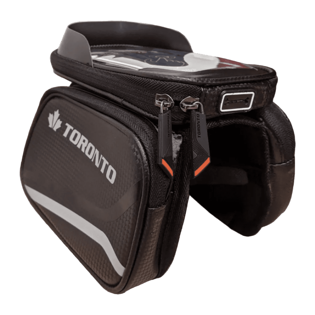 Toronto Triple Storage Frame Bag - Black - D Byk Store