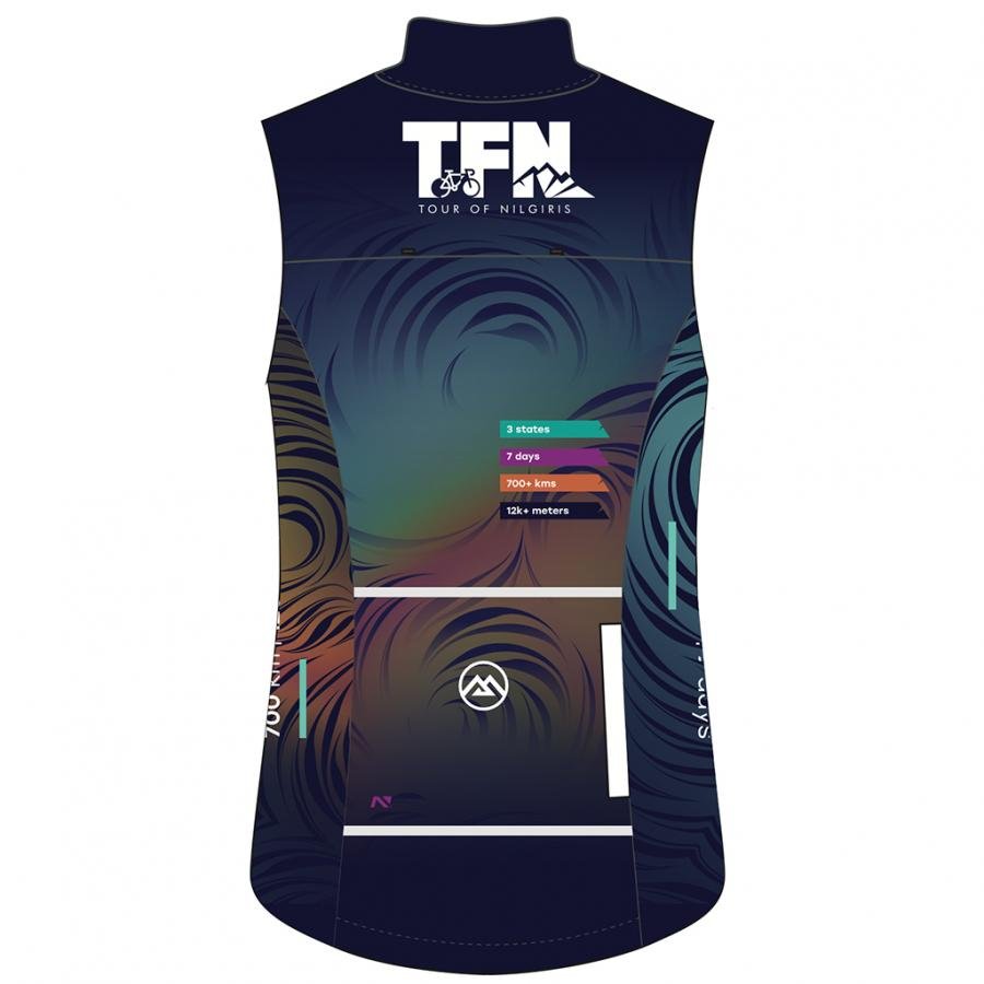 Tour of Nilgiris Ltd Edition Wind Vest-Floral Altitude - D Byk Store